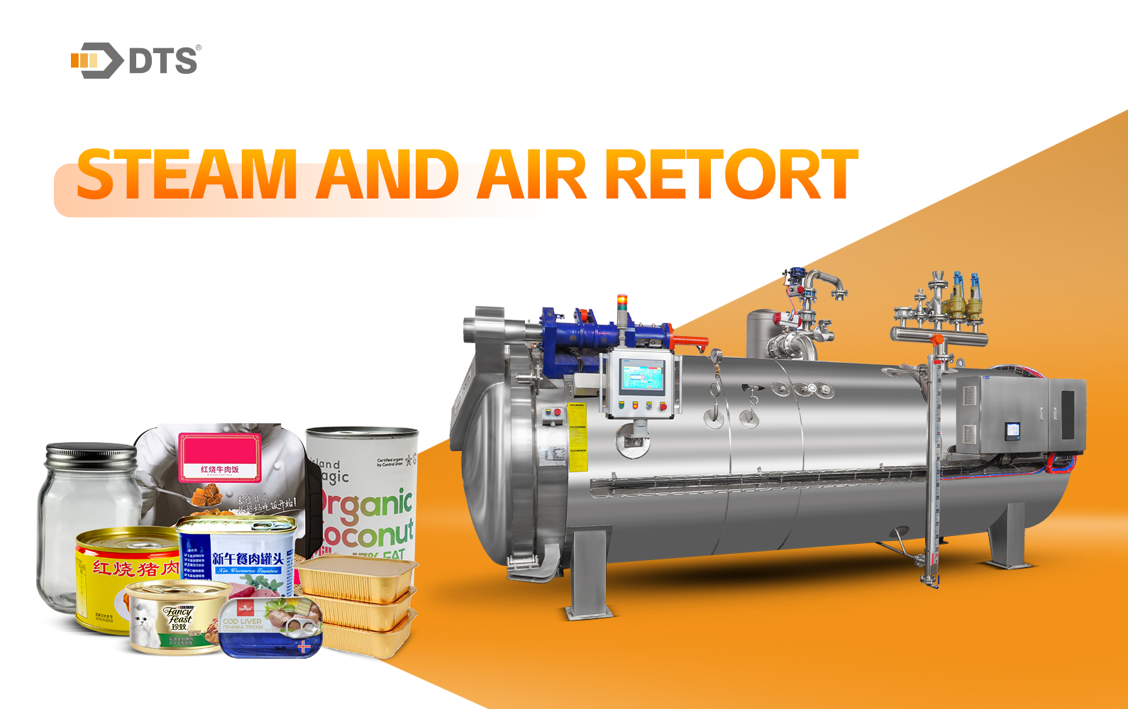 Advantages of steam and air retorts