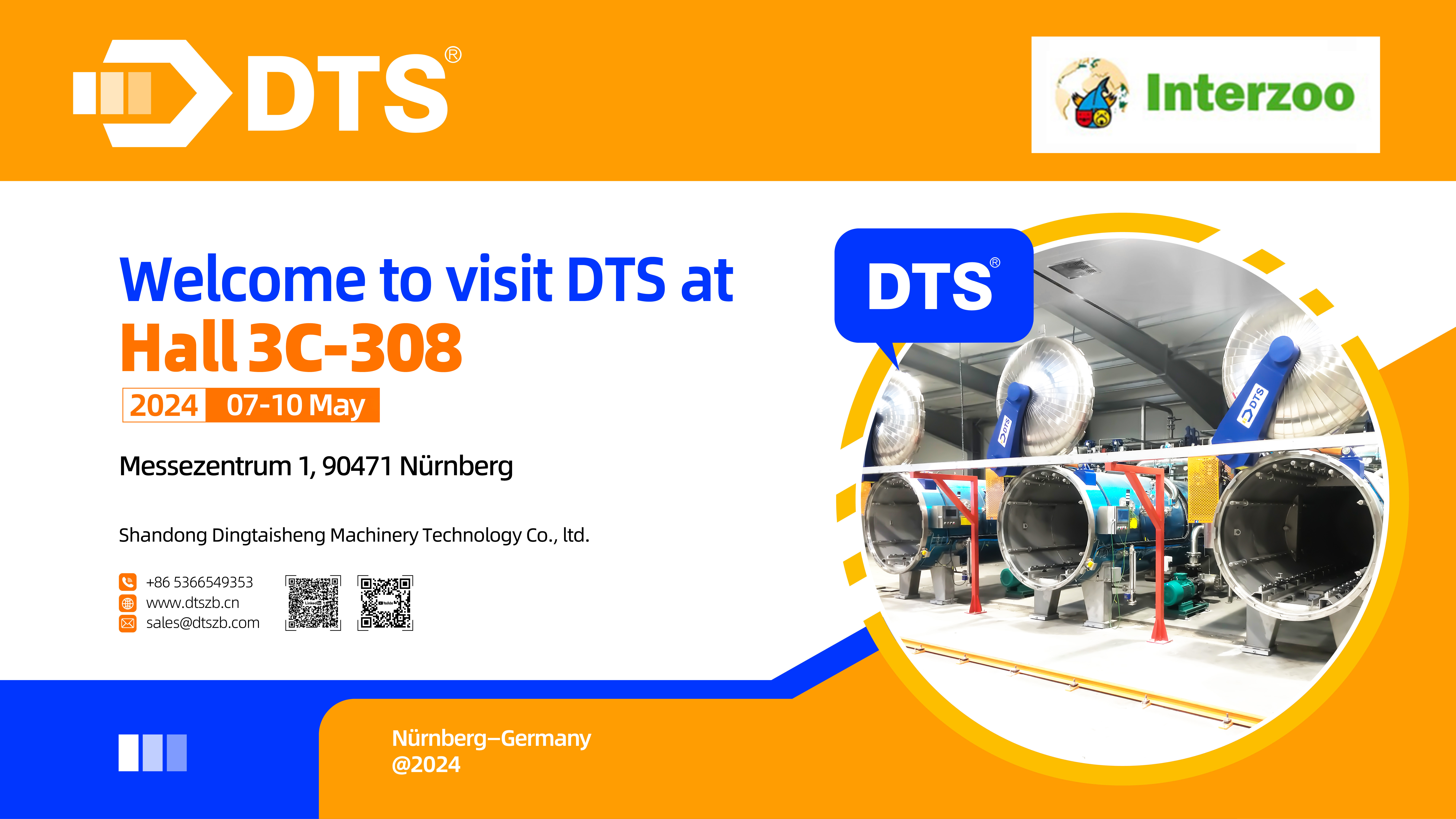DTS will participate in Nuremberg International Pet Machinery Exhibition, looking forward to meeting you!
