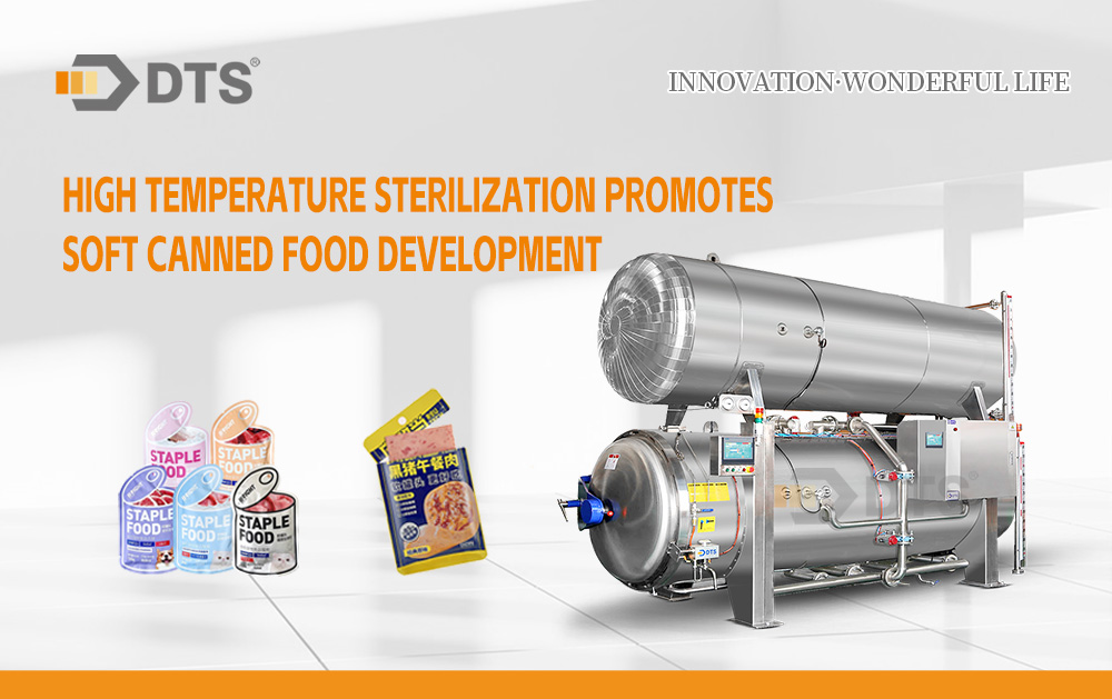 High temperature sterilization promotes soft canned food development